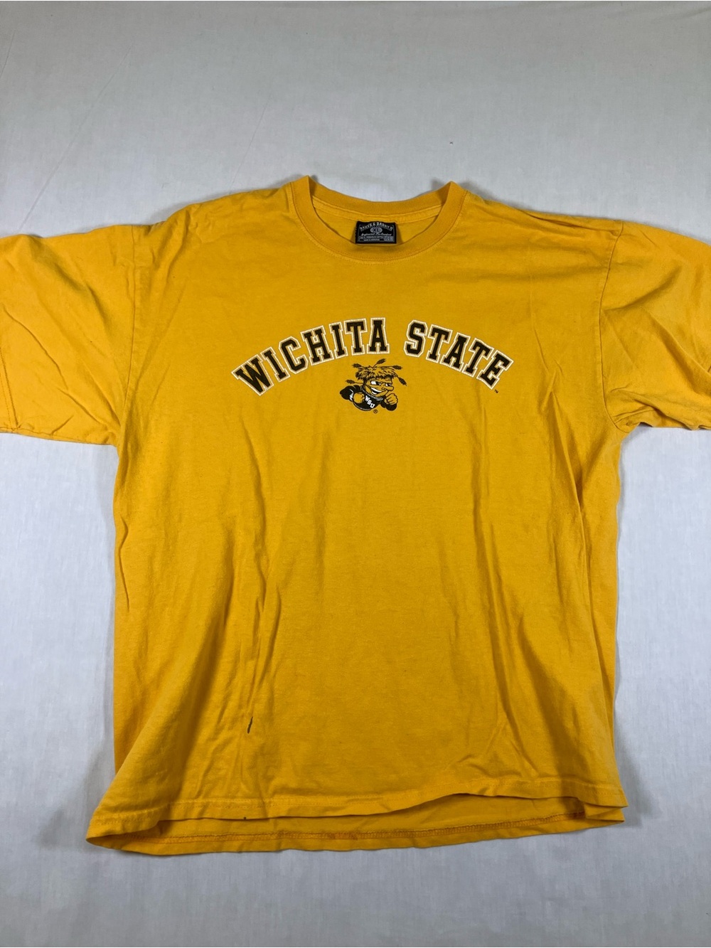 Steve & Barry's Wichita State Yellow Short-Sleeve Crewneck Tee